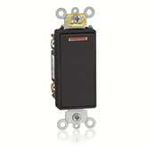 Leviton 5633-2 Decora Plus Rocker 20 Amp Lighted Handle Quiet Switch (Self Grounding)